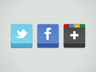 10 Facebook Twitter Google Icons Images