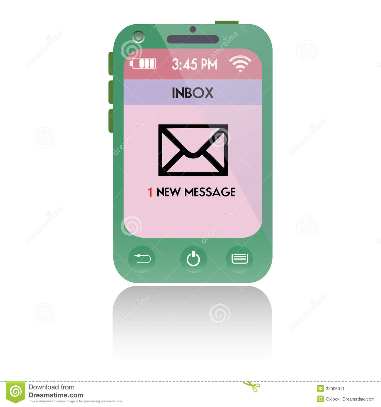 Image for Smartphone Text Message Screen