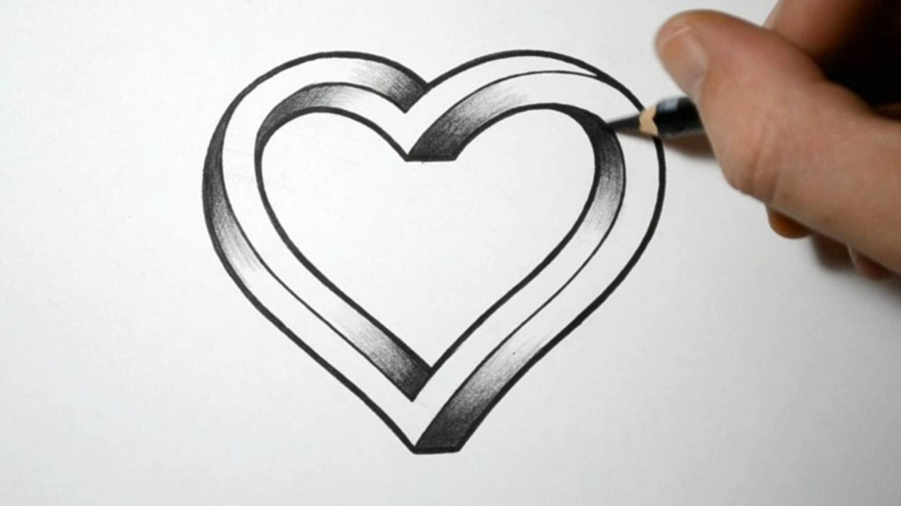 Impossible Heart Drawing