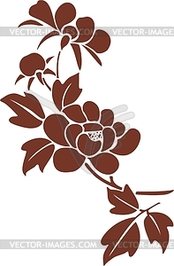 Japanese Flower Vector Japanese Flower Vector