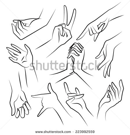 Ladies Hands Clip Art