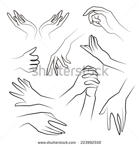 Ladies Hands Clip Art