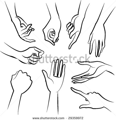 13 Ladies Hand Vector Logo Images