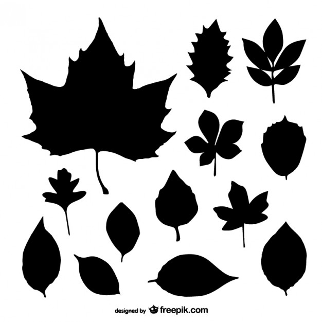 Leaves Silhouette Vector Free