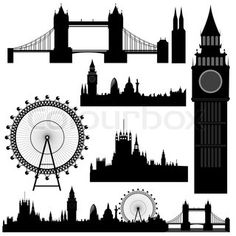 London Landmarks Clip Art