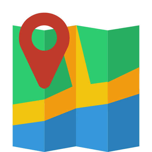 Map Location Icons Flat PNG