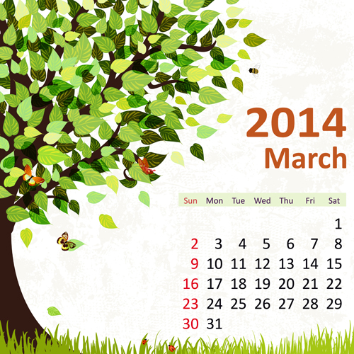 March 2014 Calendar