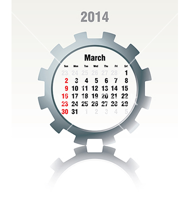 March 2014 Calendar