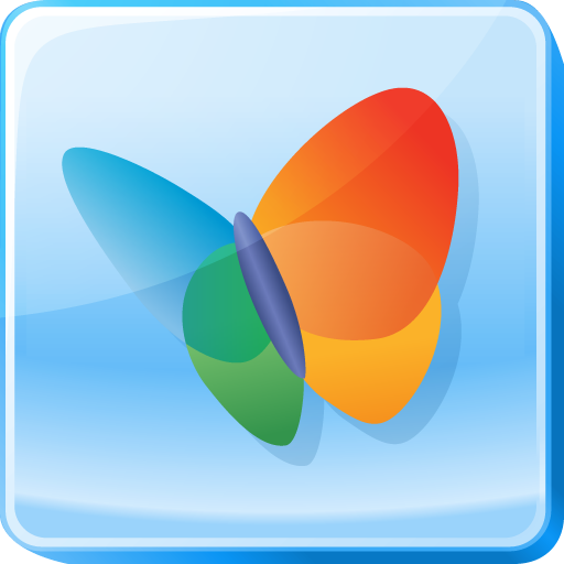 Microsoft Butterfly Icon MSN