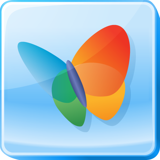 Microsoft Butterfly Icon MSN Microsoft Butterfly Icon MSN