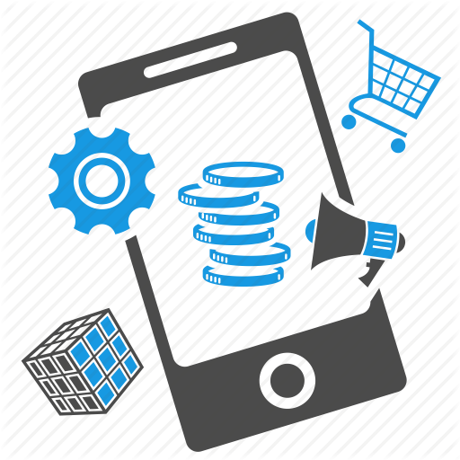 Mobile App Marketing Icon Mobile App Marketing Icon