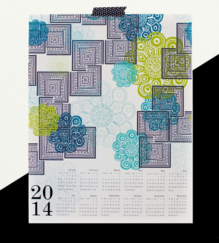 Modern Graphic Design Calendars