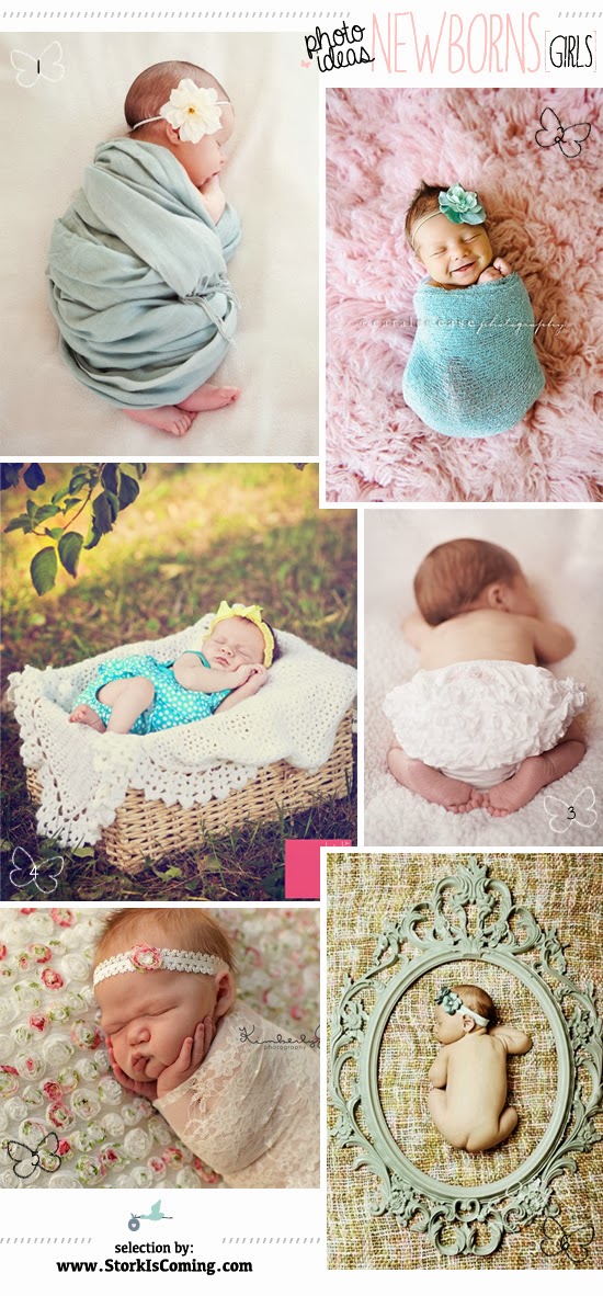 Newborn Baby Girl Photography Ideas