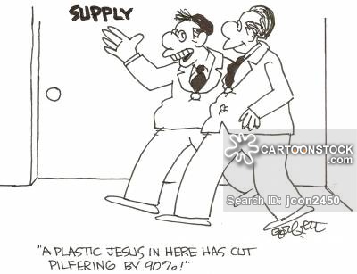 Office Supply Thief Cartoon