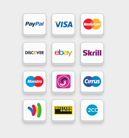 Online Payment Icons