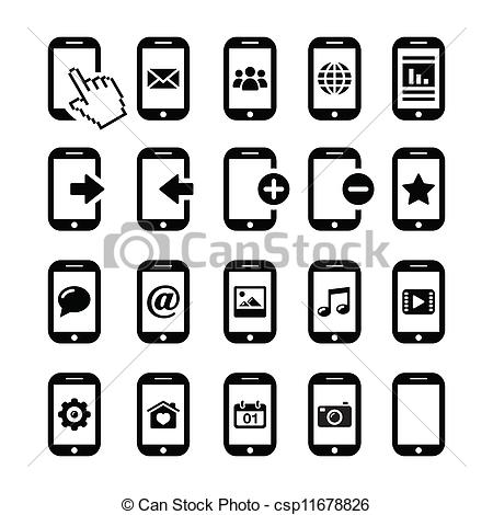 Phone Text Message Clip Art