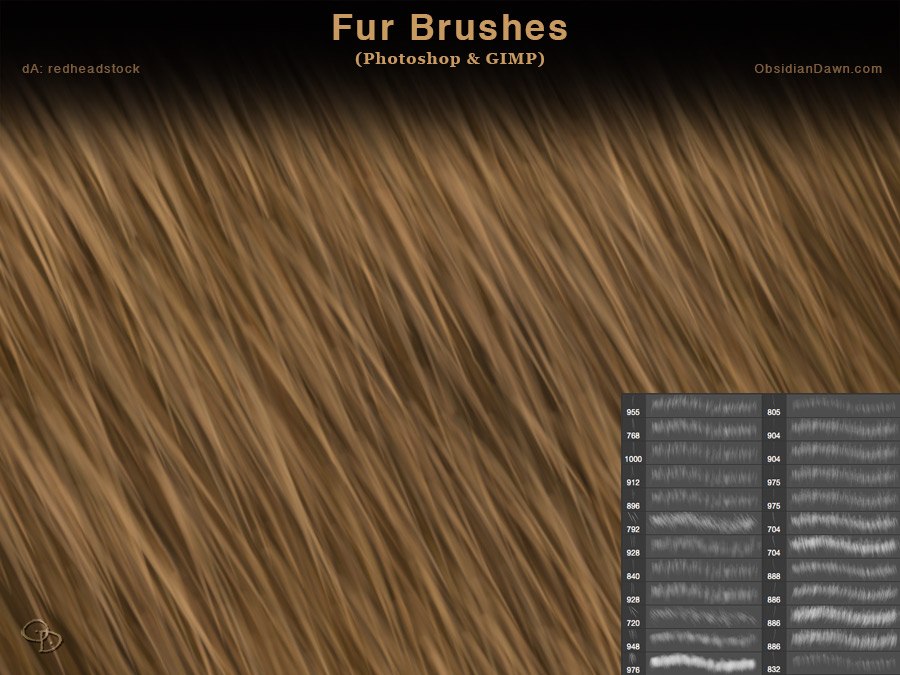 Photoshop Fur Brushes