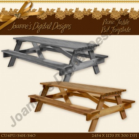 Picnic Table Pattern Template Picnic Table Pattern Template