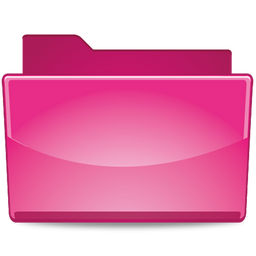 Pink Desktop Folder Icons