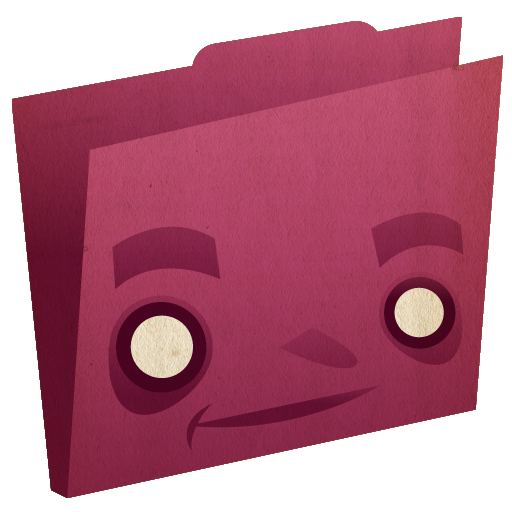 Pink Folder Icon