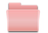 Pink Mac Folder Icons