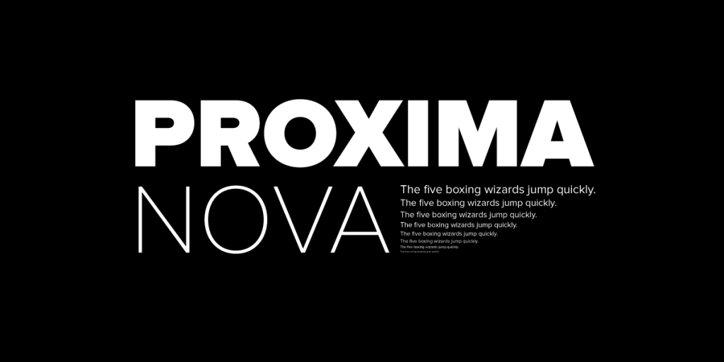 Proxima Nova Font