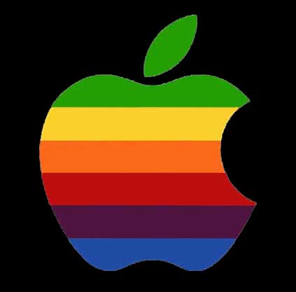 Rainbow Apple Logo Think Different