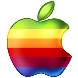 17 Rainbow Apple Icon Images