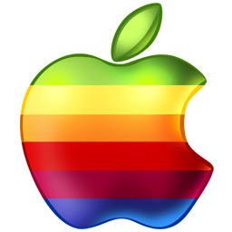 Rainbow Apple Logo