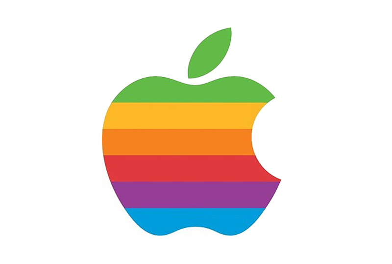 Rainbow Apple Logo