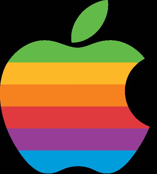 Rainbow Apple Logo