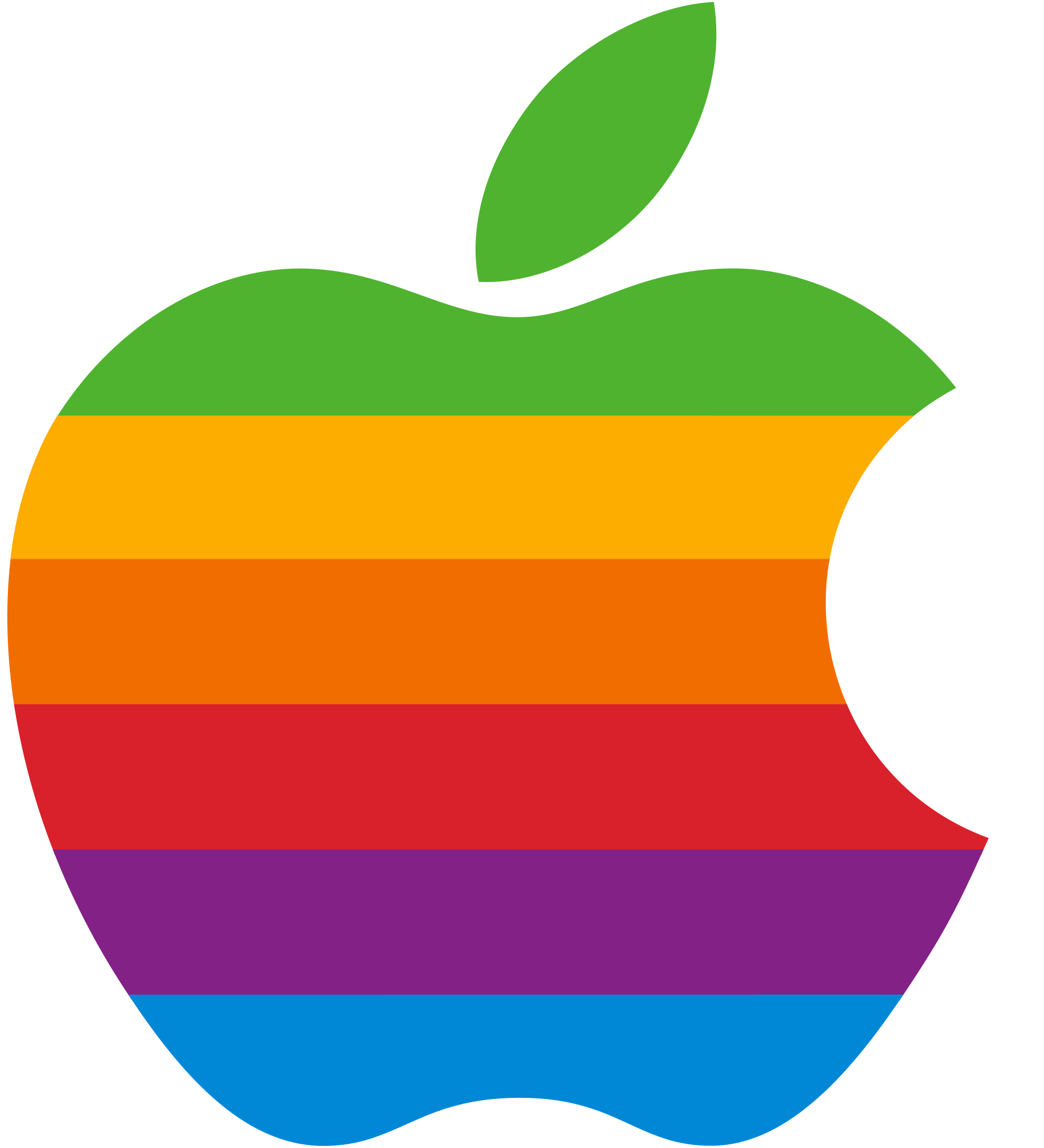 Rainbow Apple Logo