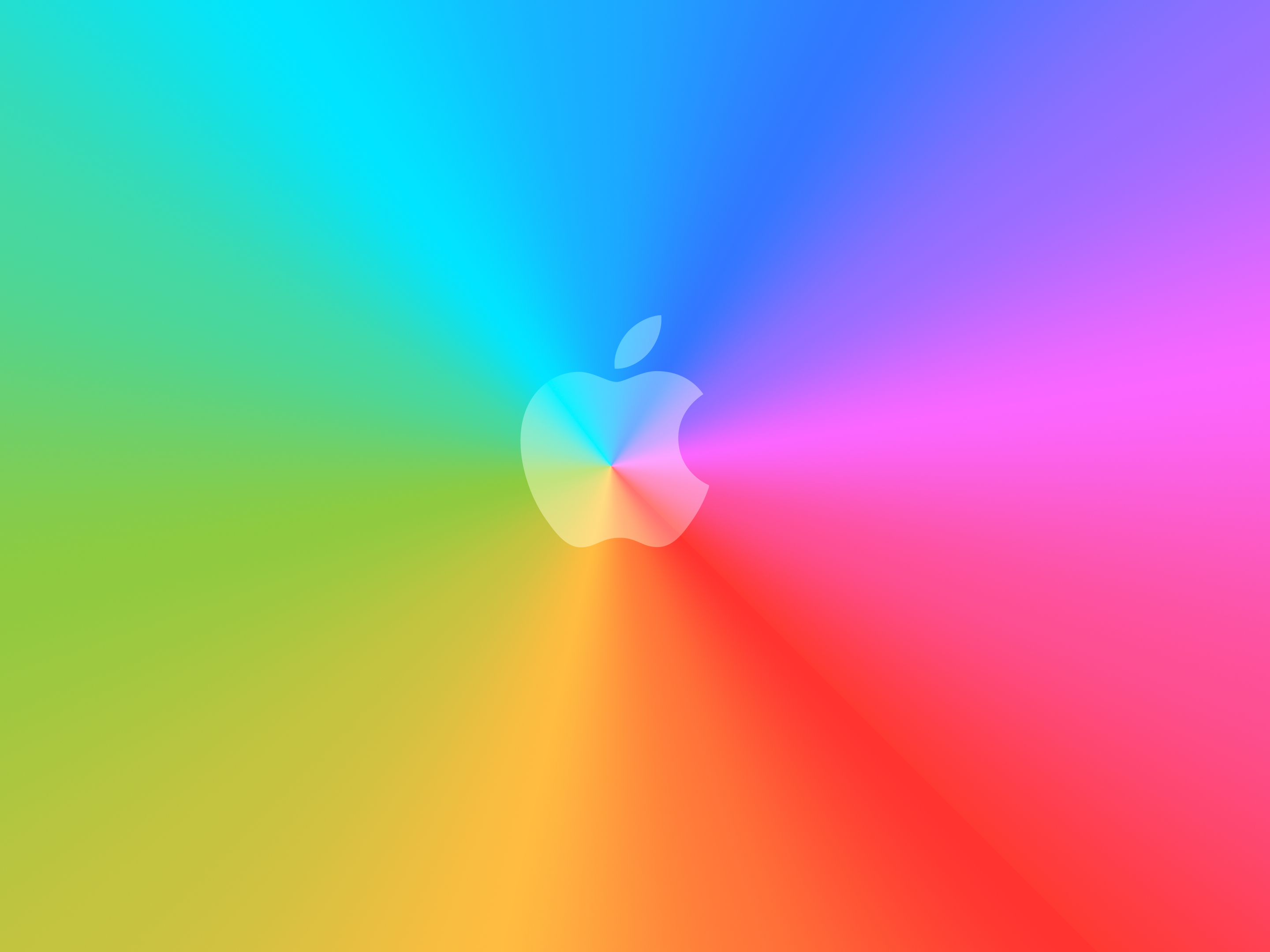 Rainbow Apple Logo