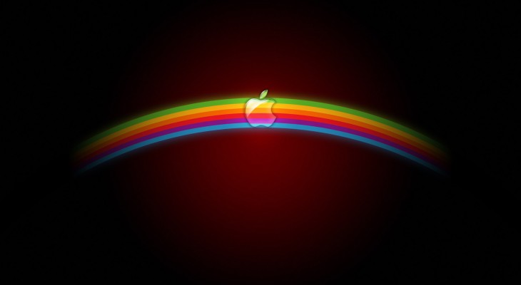 Rainbow Apple Logo