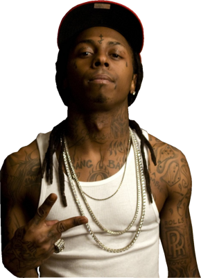 Rapper Lil Wayne PSD