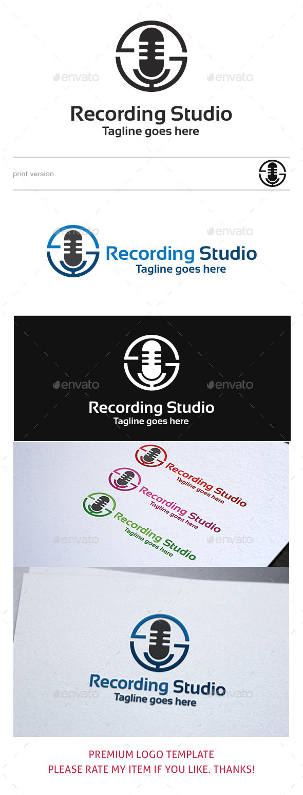 Recording Studio Flyer Templates
