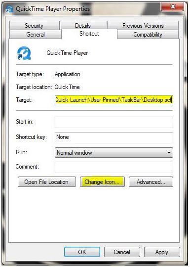 Restore Taskbar Icons Windows 7