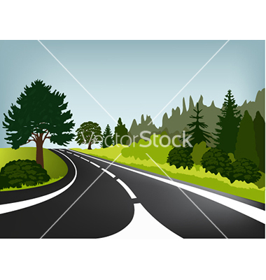 Road Vector Art