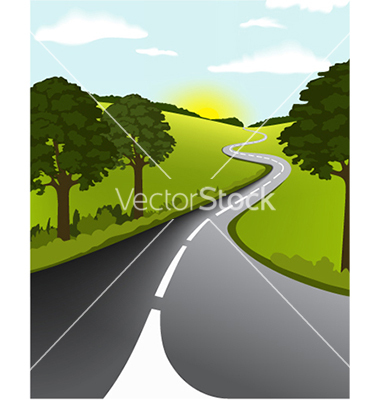 Road Vector Art