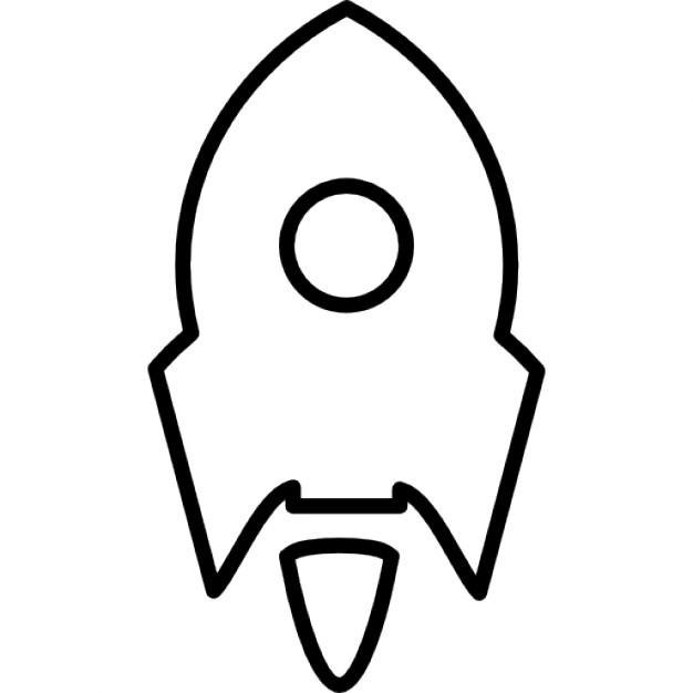 Rocket Ship Outline