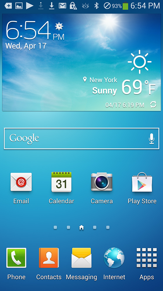 Samsung Galaxy S4 Icons