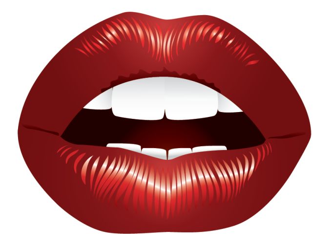 Sexy Lips Vector Clip Art
