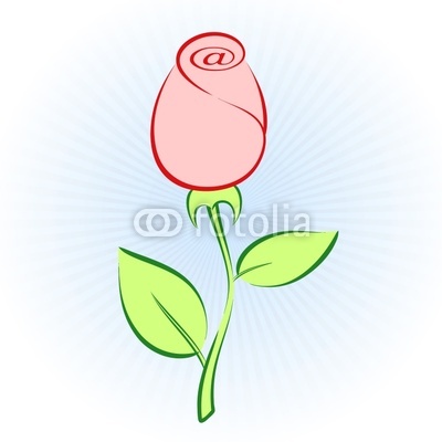 Simple Rose Clip Art