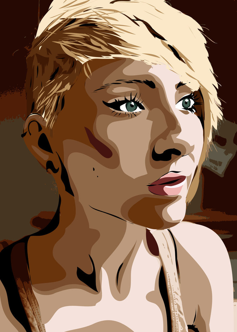 Simple Vector Portrait