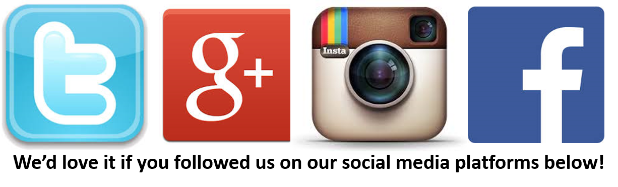 Social Media Icons Instagram Facebook Twitter Google