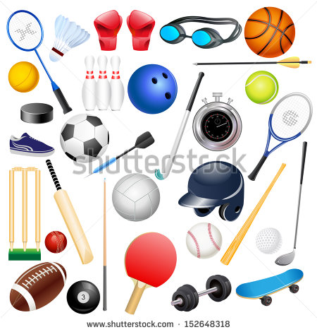 Sports Equipment Vector