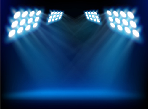 Spotlight Stage Vector