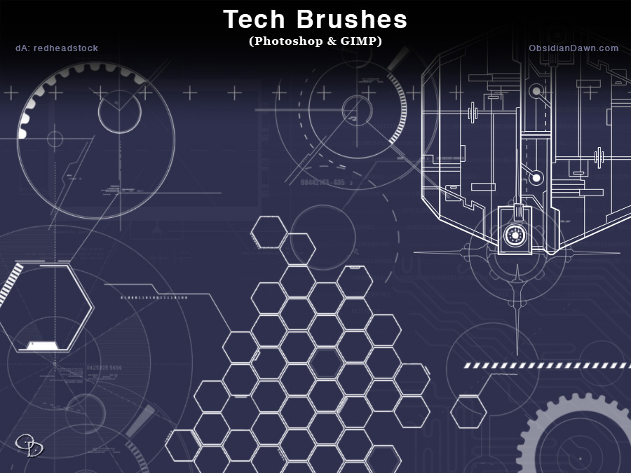 Tech Photoshop Brushes deviantART