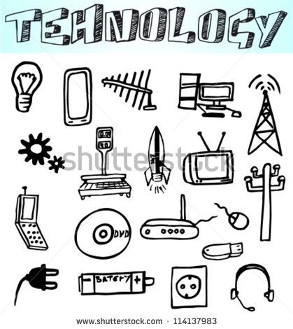 Technology Icons Sketch