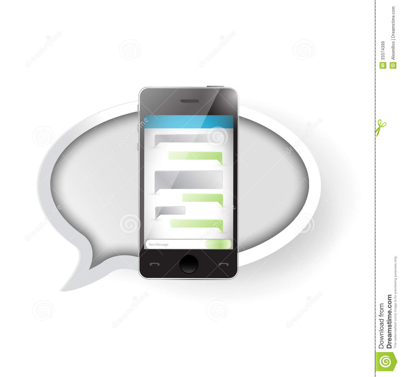 Text Message Clip Art